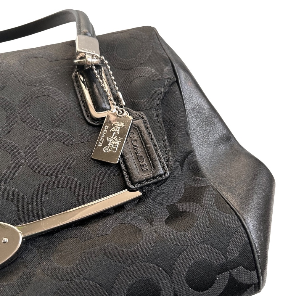 Coach Madison No. 25638 Op Art Signature Satchel Bag - Picture 2 of 15